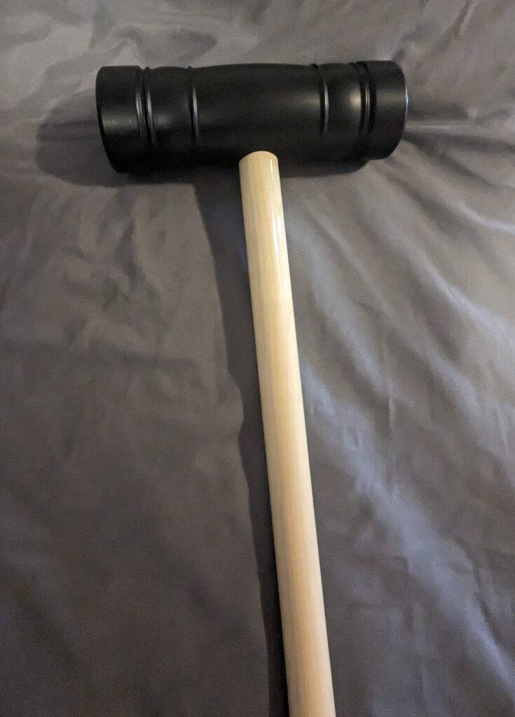 CRQ 776 Croquet Mallet: NEW! Black Force/Extreme (Specialty High Density Long Grass Mallets), Single Body, 33.5" Mallet, 1 EA